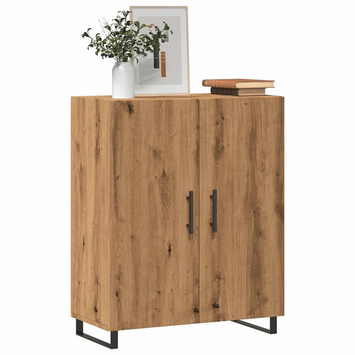Skänk Åldrat Trä 69,5X34X90 Cm Konstruerat Trä