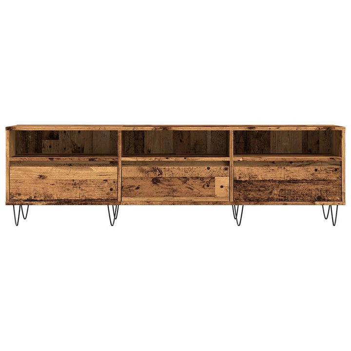 Tv-Bänk Åldrat Trä 150X30X44,5 Cm Konstruerat Trä