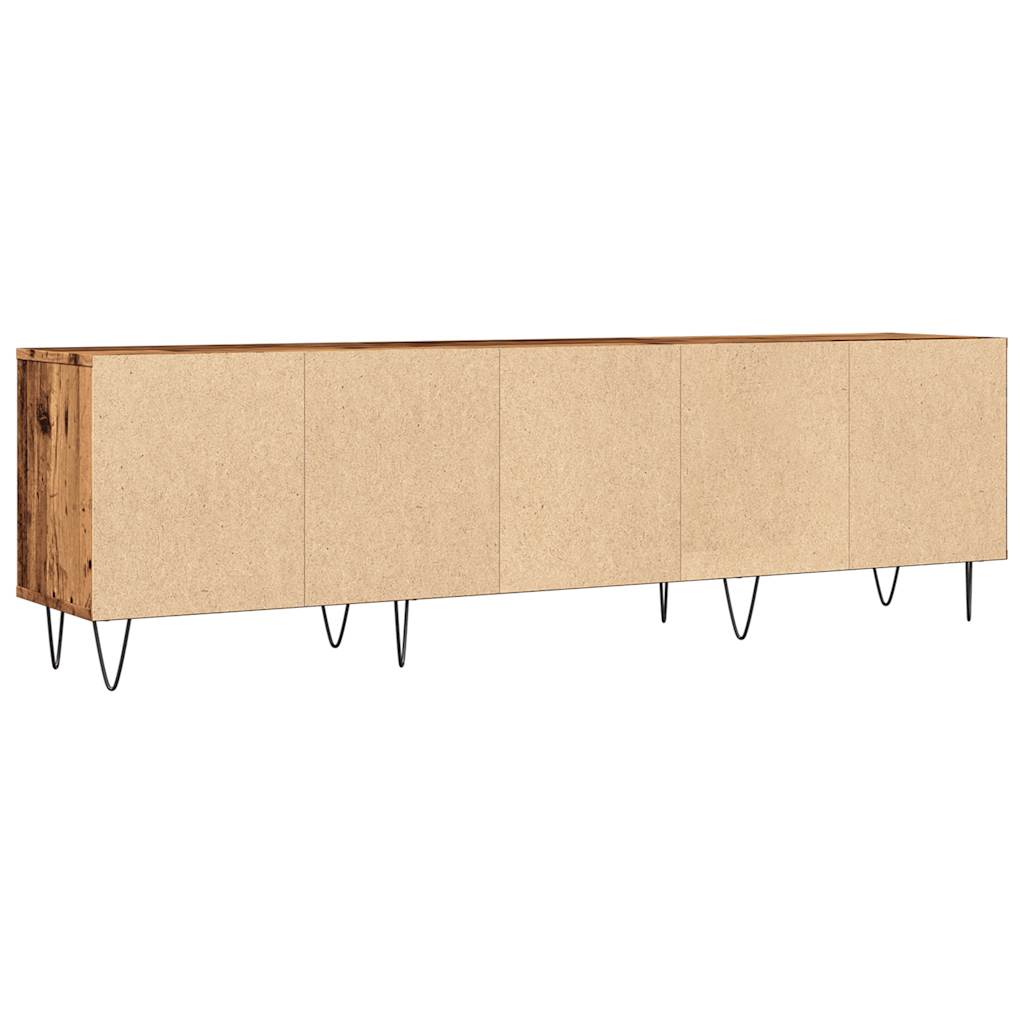 Tv-Bänk Åldrat Trä 150X30X44,5 Cm Konstruerat Trä
