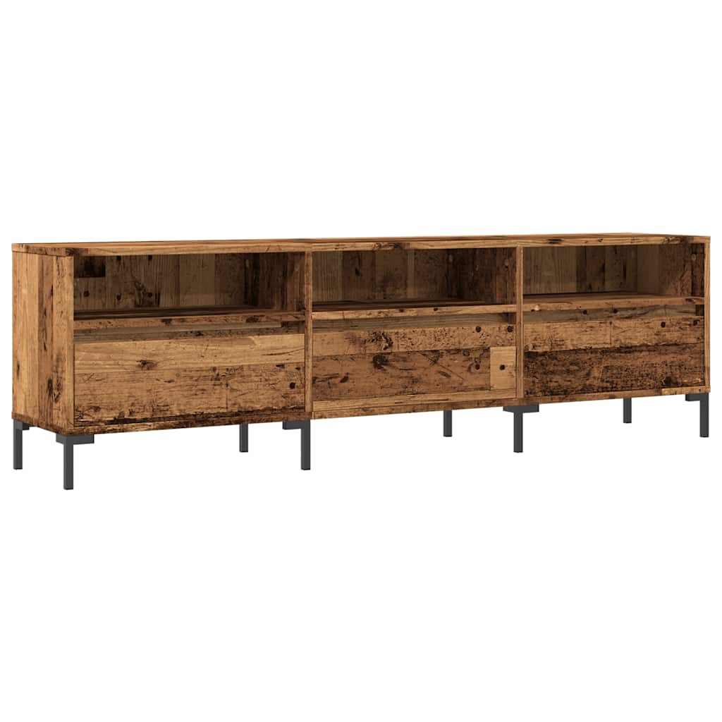 Tv-Bänk Åldrat Trä 150X30X44,5 Cm Konstruerat Trä