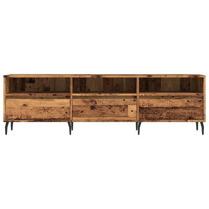 Tv-Bänk Åldrat Trä 150X30X44,5 Cm Konstruerat Trä