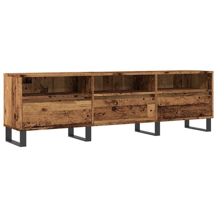 Tv-Bänk Åldrat Trä 150X30X44,5 Cm Konstruerat Trä