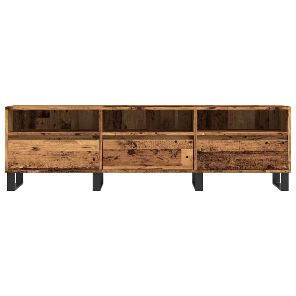 Tv-Bänk Åldrat Trä 150X30X44,5 Cm Konstruerat Trä