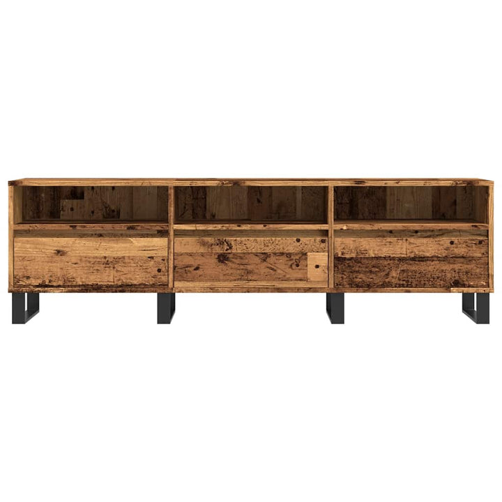 Tv-Bänk Åldrat Trä 150X30X44,5 Cm Konstruerat Trä