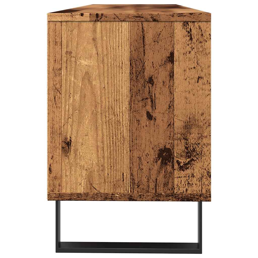Tv-Bänk Åldrat Trä 150X30X44,5 Cm Konstruerat Trä