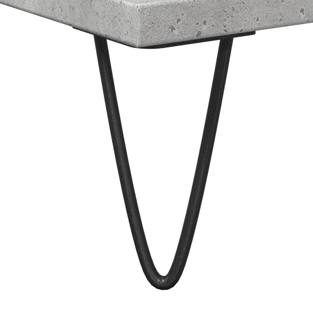 Badrumsskåp Betonggrå 30X30X190 Cm Konstruerat Trä