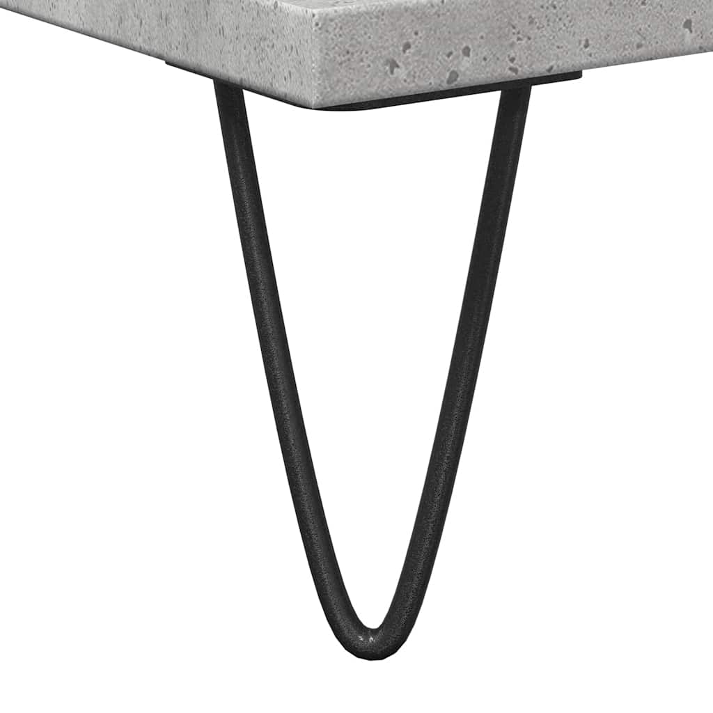 Badrumsskåp Betonggrå 58X33X60 Cm Konstruerat Trä