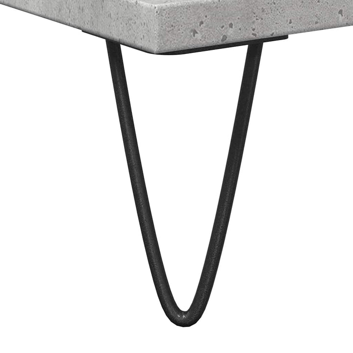 Badrumsskåp Betonggrå 58X33X60 Cm Konstruerat Trä