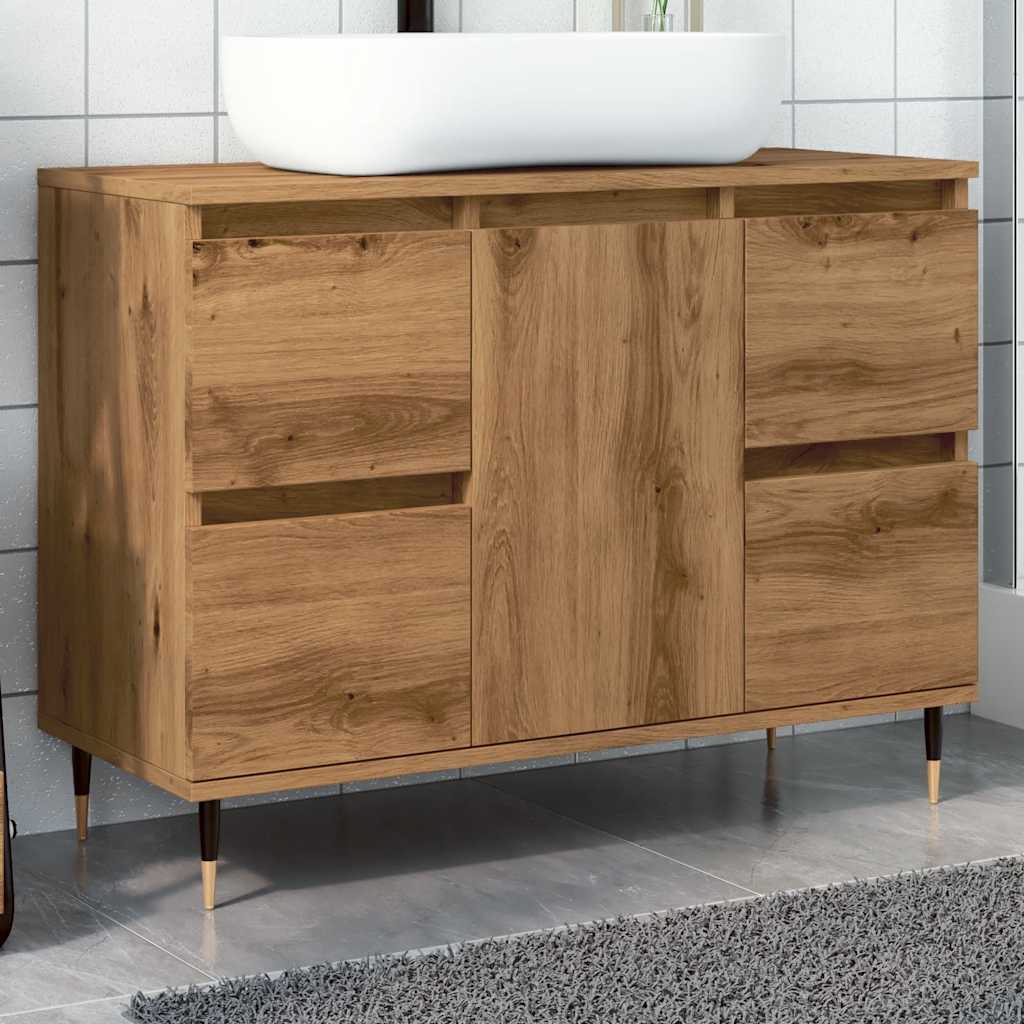 Badrumsskåp 80X33X60 Cm Konstruerat Trä