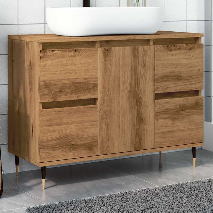 Badrumsskåp 80X33X60 Cm Konstruerat Trä