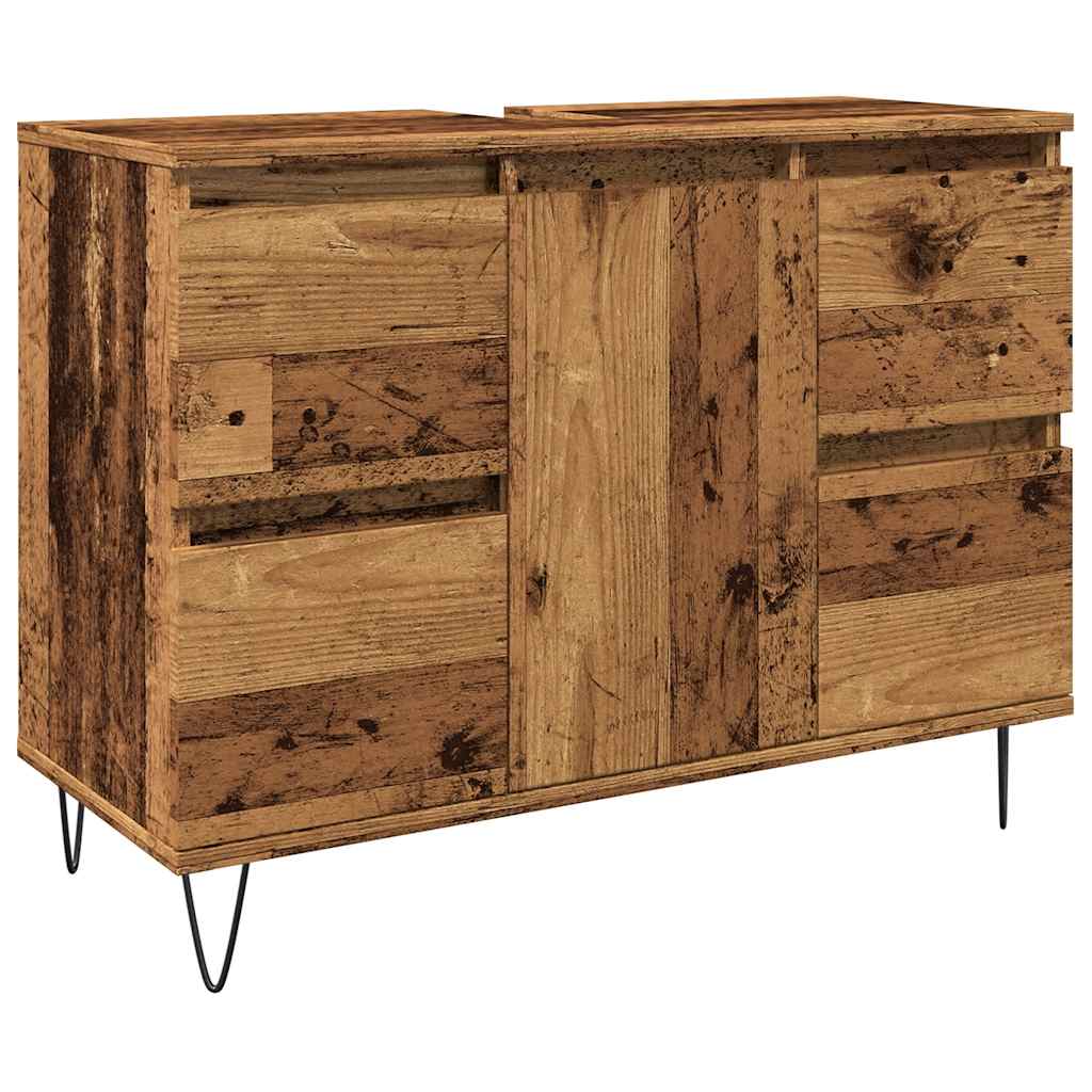 Badrumsskåp 80X33X60 Cm Konstruerat Trä