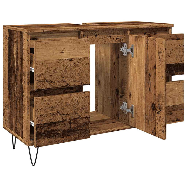Badrumsskåp 80X33X60 Cm Konstruerat Trä