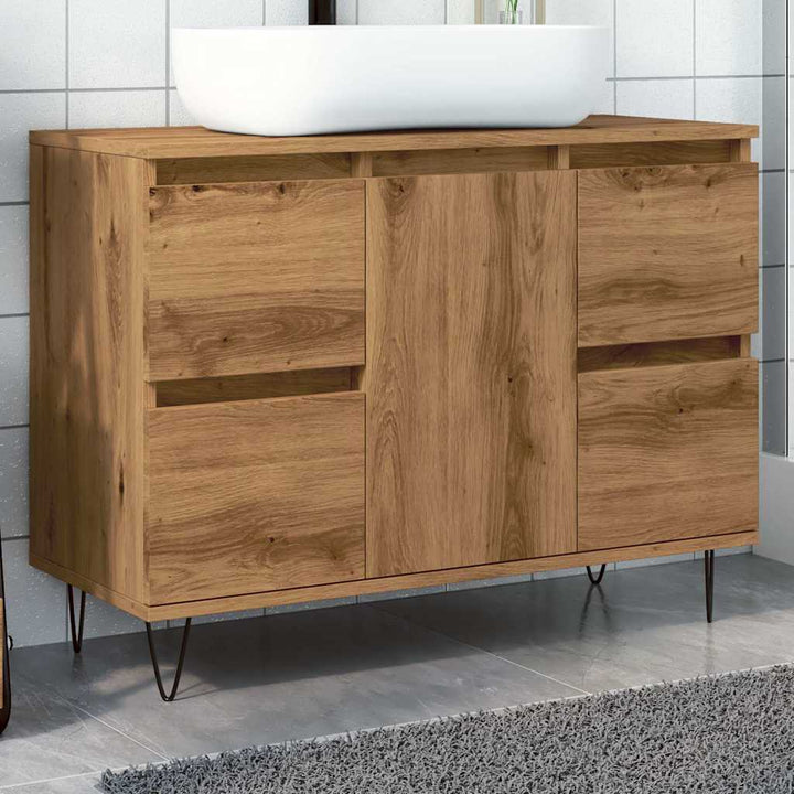 Badrumsskåp 80X33X60 Cm Konstruerat Trä