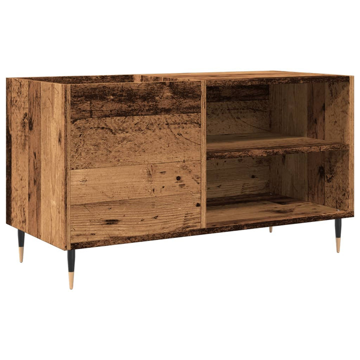 Stereobänk Åldrat Trä 84,5X38X48 Cm Konstruerat Trä