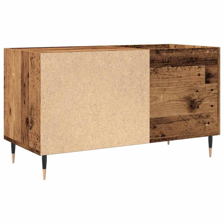 Stereobänk Åldrat Trä 84,5X38X48 Cm Konstruerat Trä