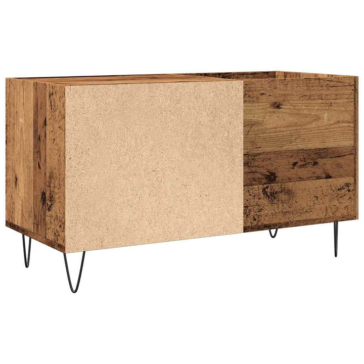 Stereobänk Åldrat Trä 84,5X38X48 Cm Konstruerat Trä