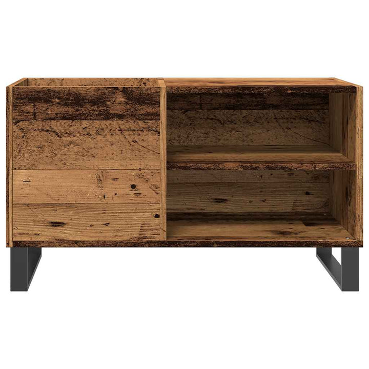 Stereobänk Åldrat Trä 84,5X38X48 Cm Konstruerat Trä