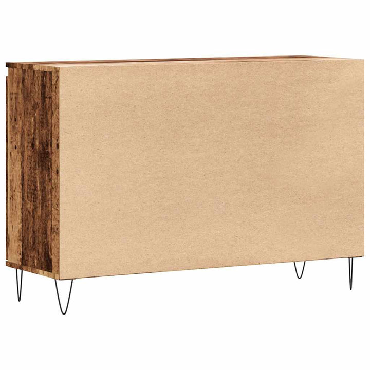Skänk Åldrat Trä 101,5X35X70 Cm Konstruerat Trä