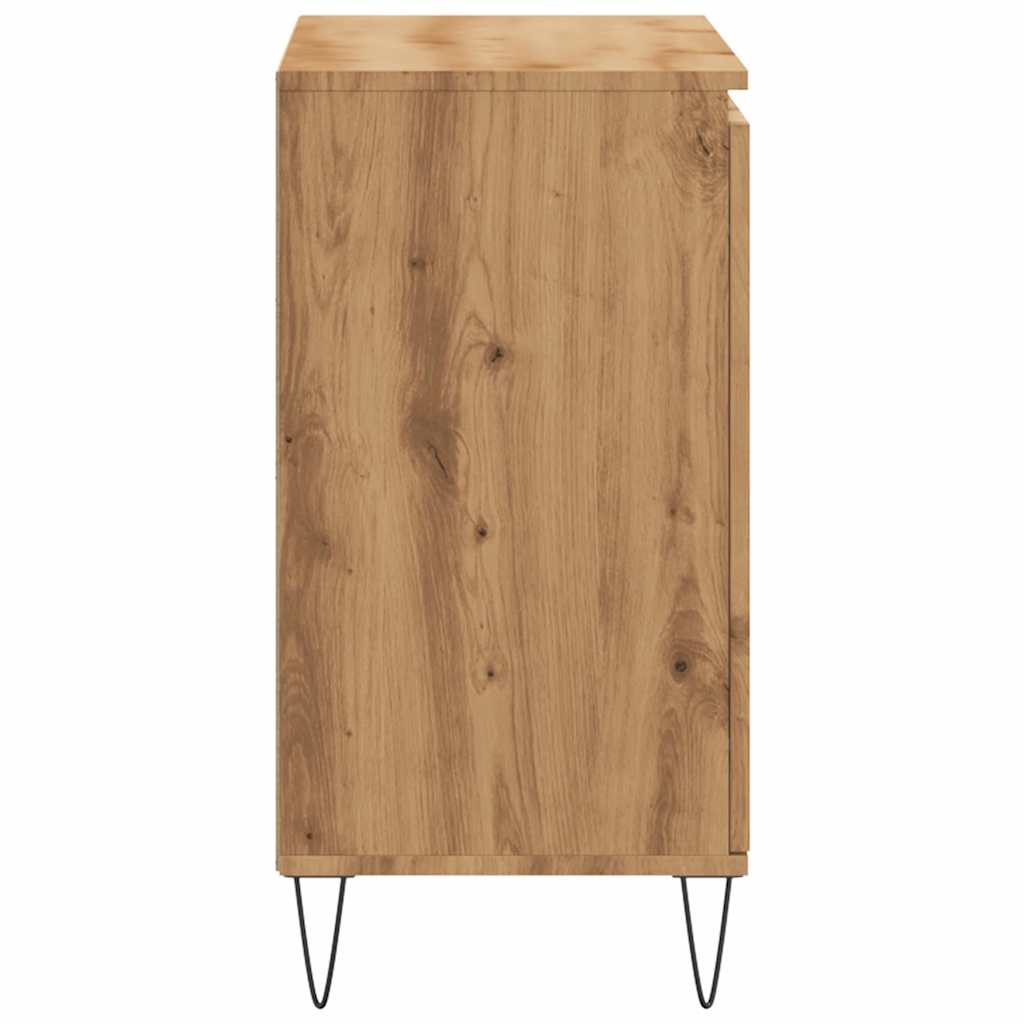 Skänk Ek 101,5X35X70 Cm Konstruerat Trä