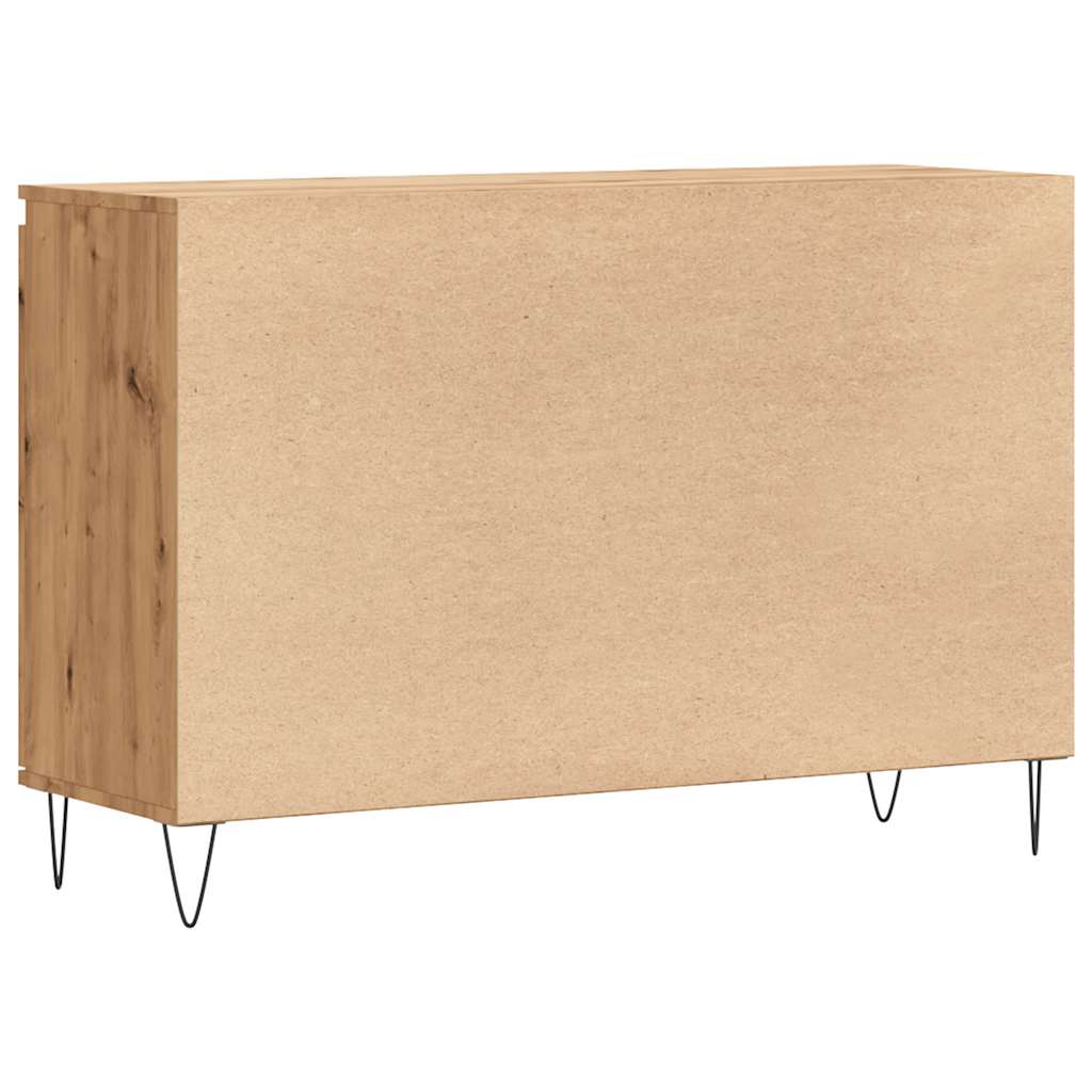 Skänk Ek 101,5X35X70 Cm Konstruerat Trä