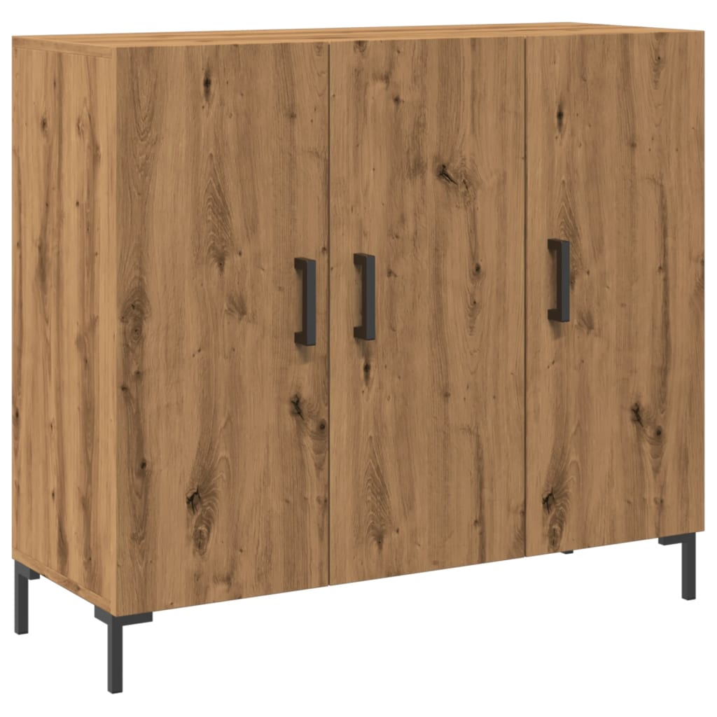 Skänk Ek 90X34X80 Cm Konstruerat Trä