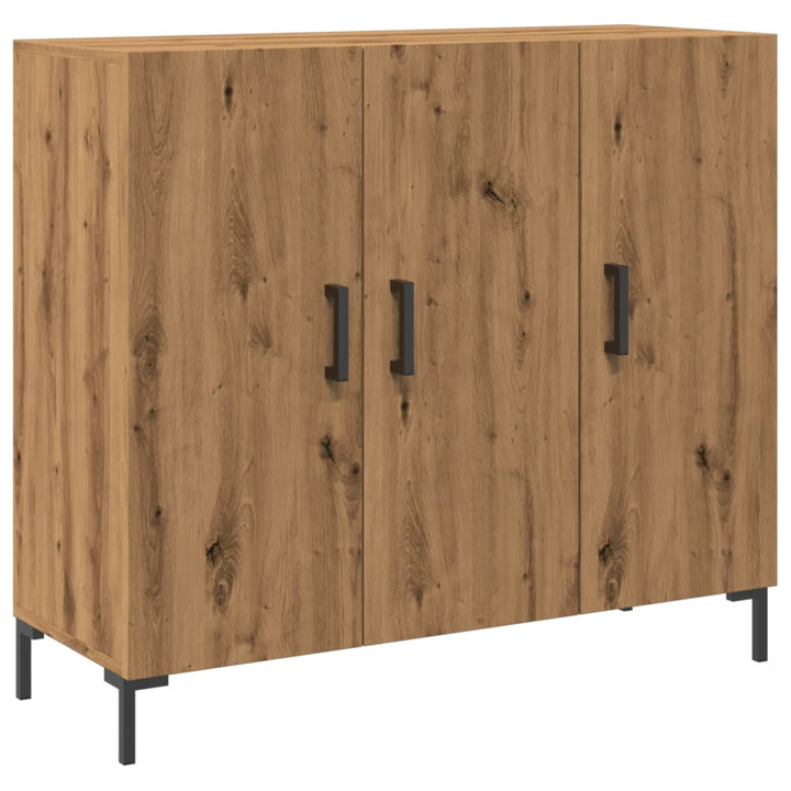 Skänk Ek 90X34X80 Cm Konstruerat Trä