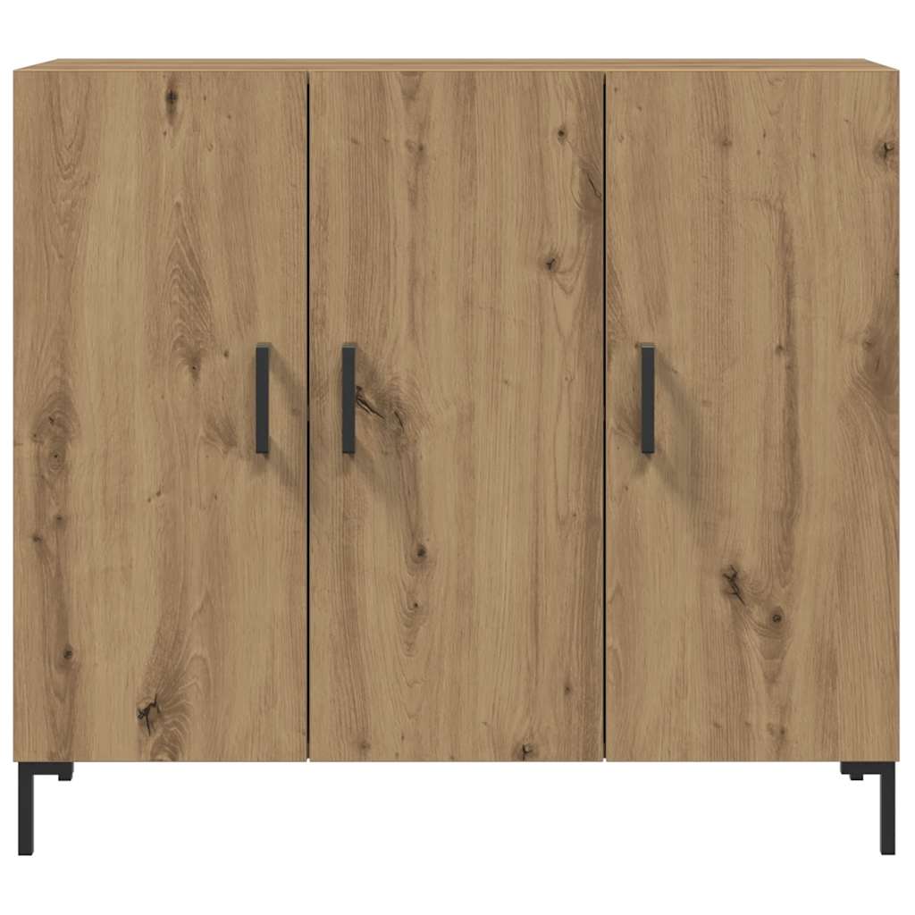 Skänk Ek 90X34X80 Cm Konstruerat Trä