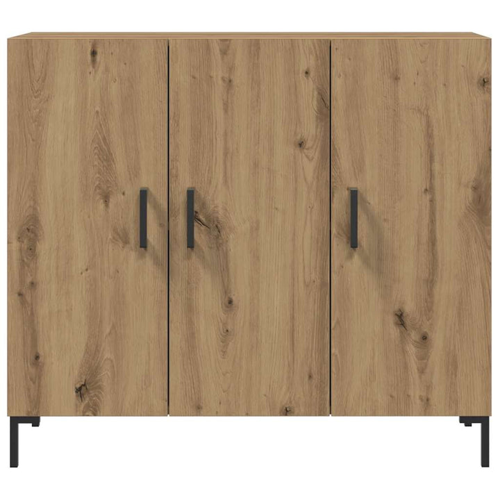 Skänk Ek 90X34X80 Cm Konstruerat Trä