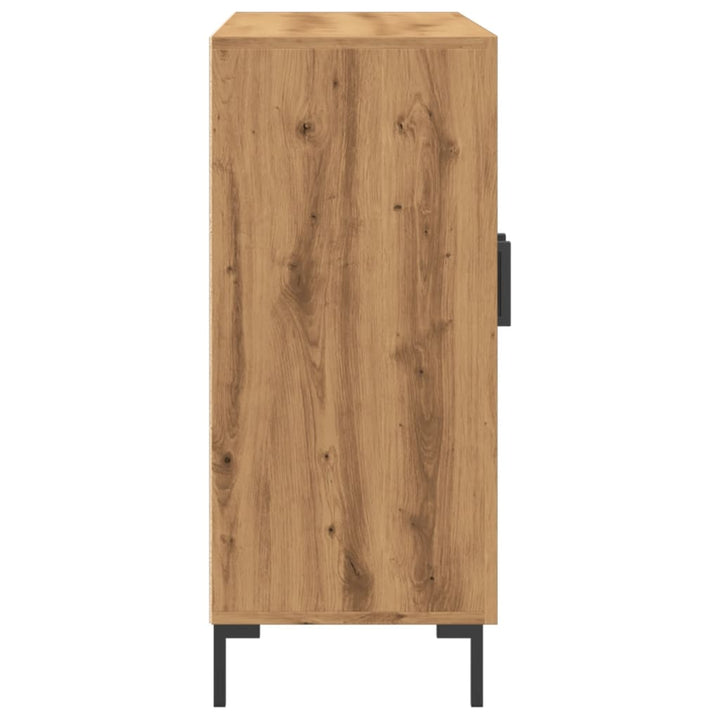 Skänk Ek 90X34X80 Cm Konstruerat Trä