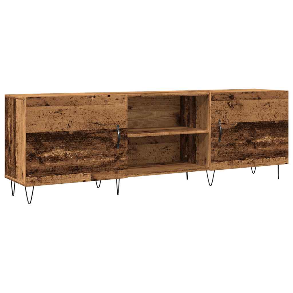 Tv-Bänk Åldrat Trä 150X30X50 Cm Konstruerat Trä