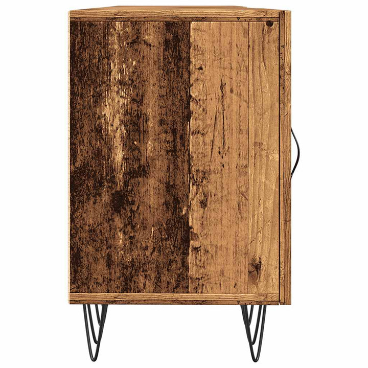 Tv-Bänk Åldrat Trä 150X30X50 Cm Konstruerat Trä