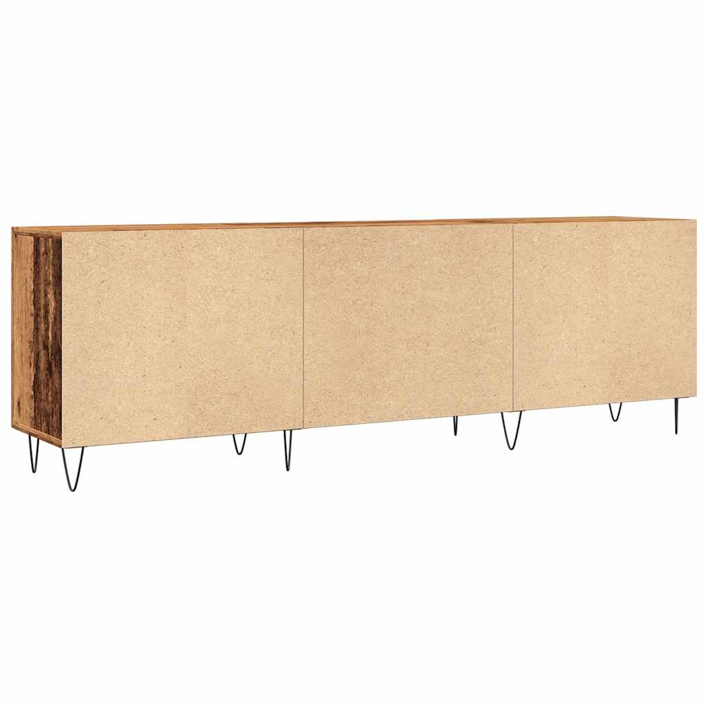Tv-Bänk Åldrat Trä 150X30X50 Cm Konstruerat Trä