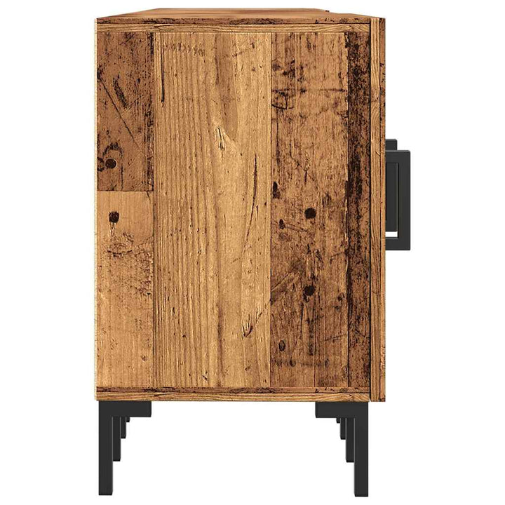Tv-Bänk Åldrat Trä 150X30X50 Cm Konstruerat Trä