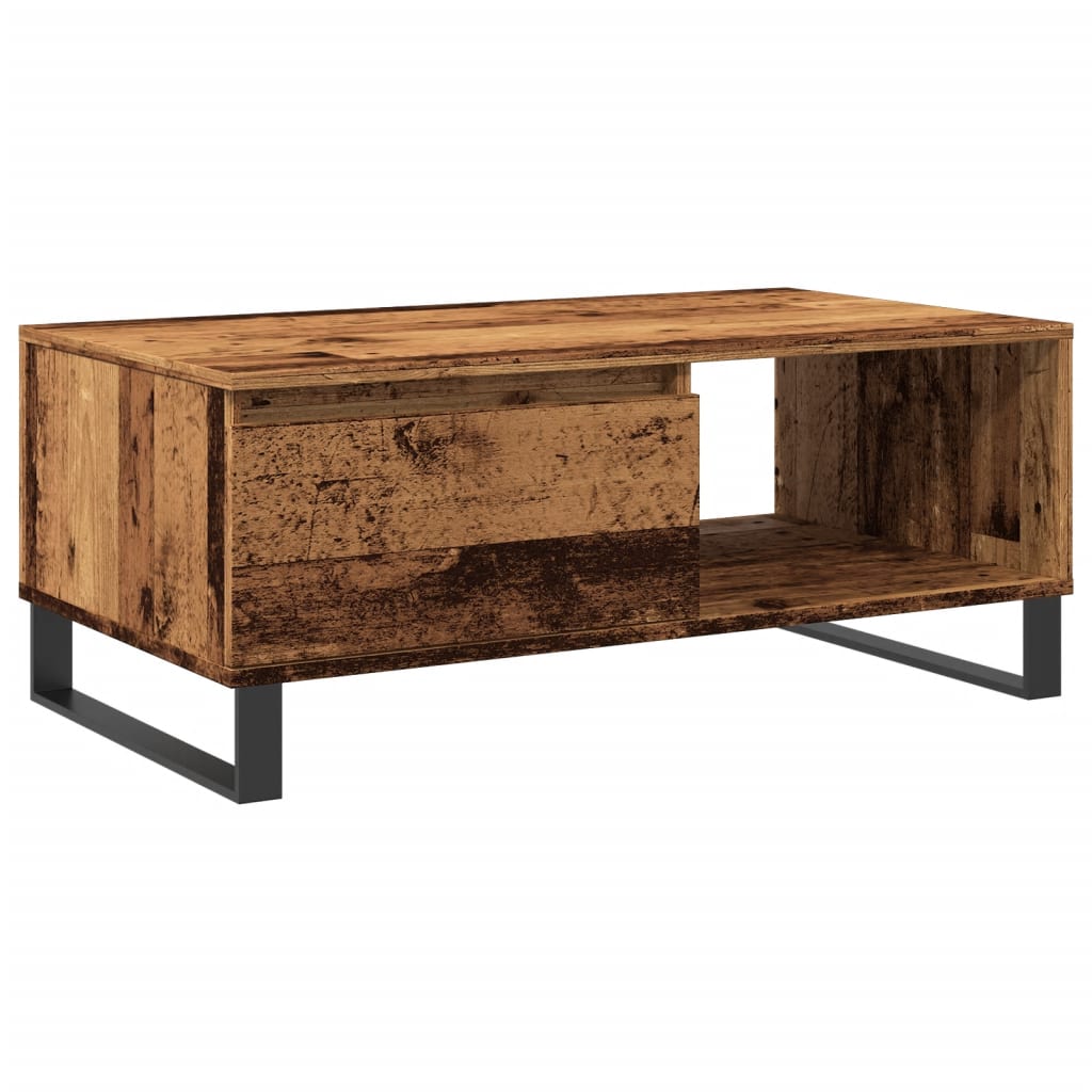 Soffbord Åldrat Trä 90X50X36,5 Cm Konstruerat Trä