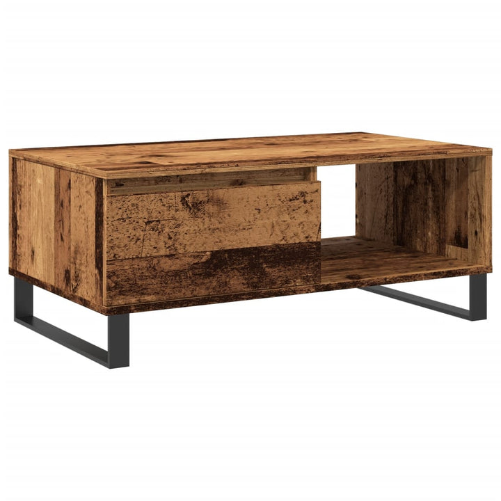 Soffbord Åldrat Trä 90X50X36,5 Cm Konstruerat Trä