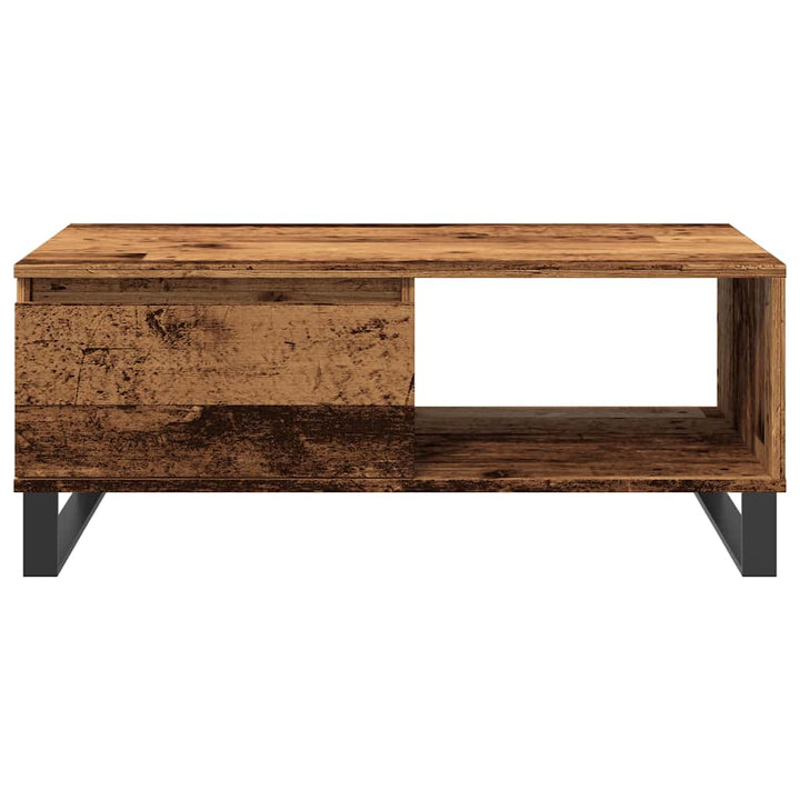 Soffbord Åldrat Trä 90X50X36,5 Cm Konstruerat Trä