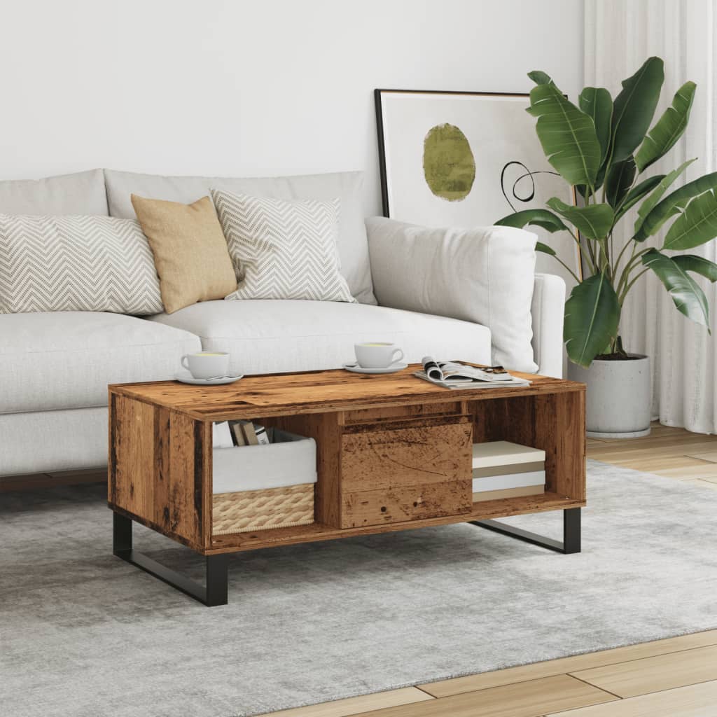 Soffbord 90X50X36,5 Cm Konstruerat Trä