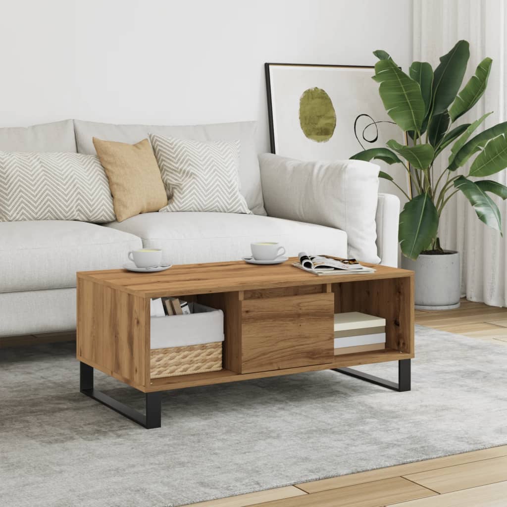 Soffbord 90X50X36,5 Cm Konstruerat Trä