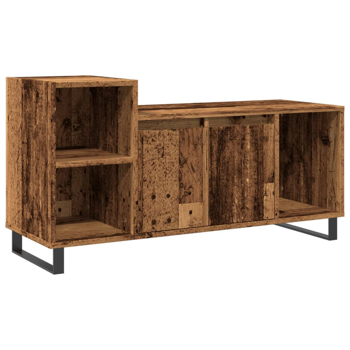 Tv-Skåp Åldrat Trä 100X35X55 Cm Konstruerat Trä