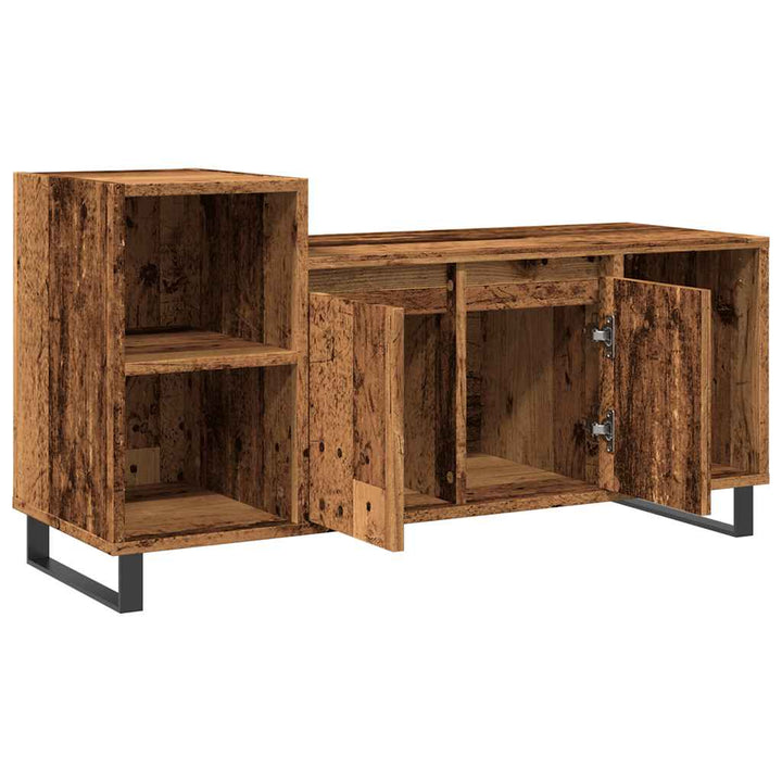 Tv-Skåp Åldrat Trä 100X35X55 Cm Konstruerat Trä