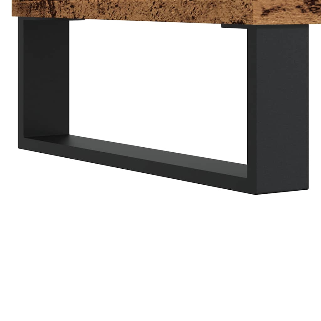 Tv-Skåp Åldrat Trä 100X35X55 Cm Konstruerat Trä