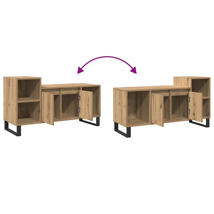 Tv-Bänk 100X35X55 Cm Konstruerat Trä
