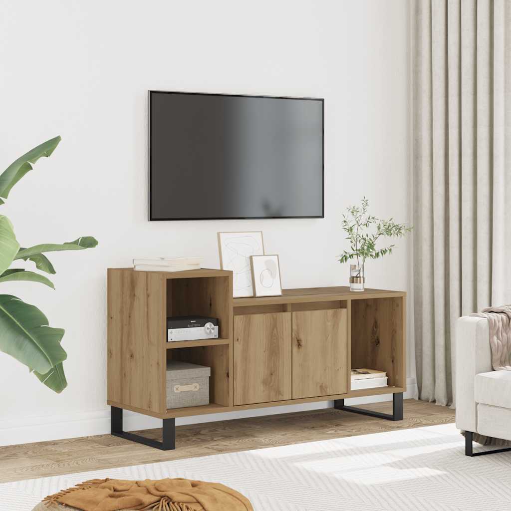 Tv-Bänk 100X35X55 Cm Konstruerat Trä