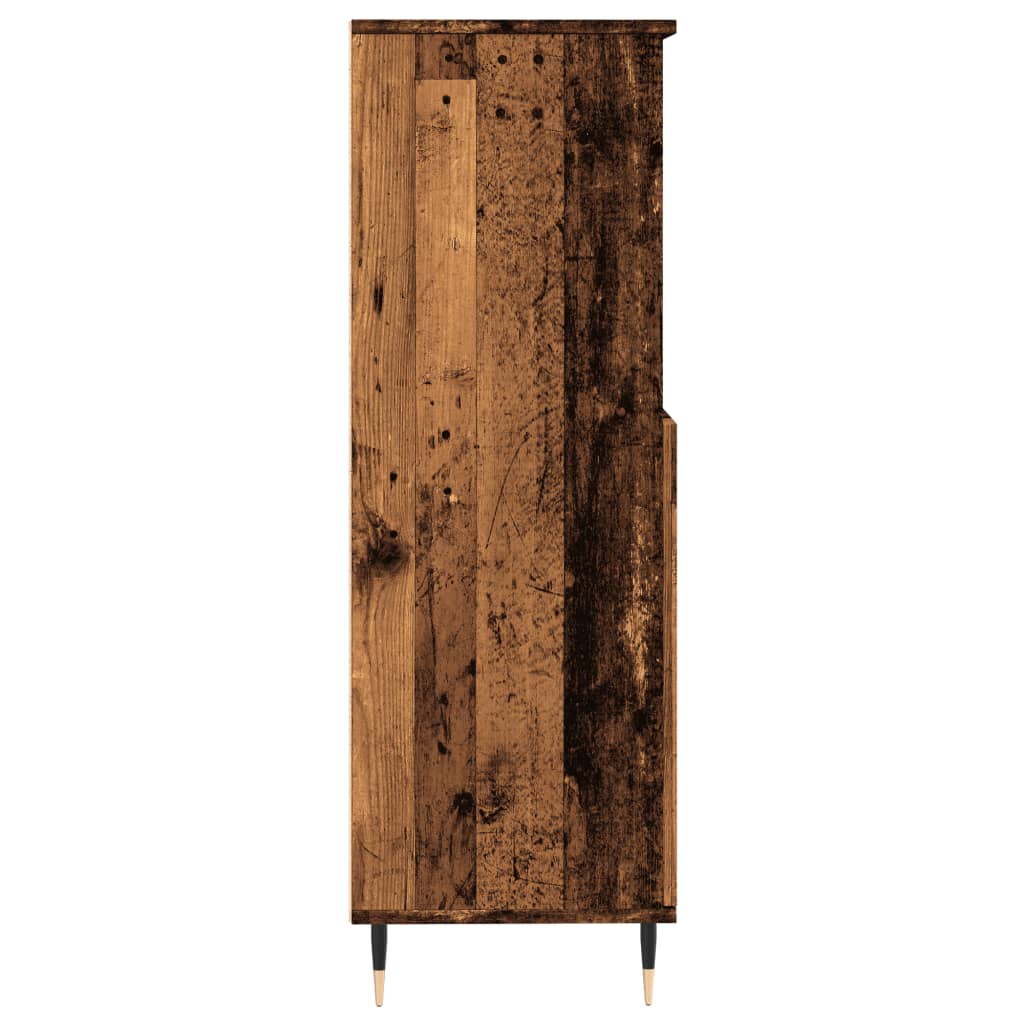 Högskåp 60X36X110 Cm Konstruerat Trä