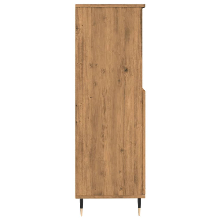 Högskåp Ek 60X36X110 Cm Konstruerat Trä