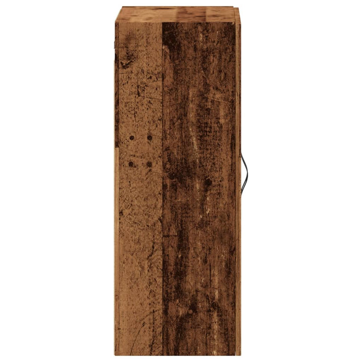 Väggskåp Åldrat Trä 69,5X34X90 Cm Konstruerat Trä