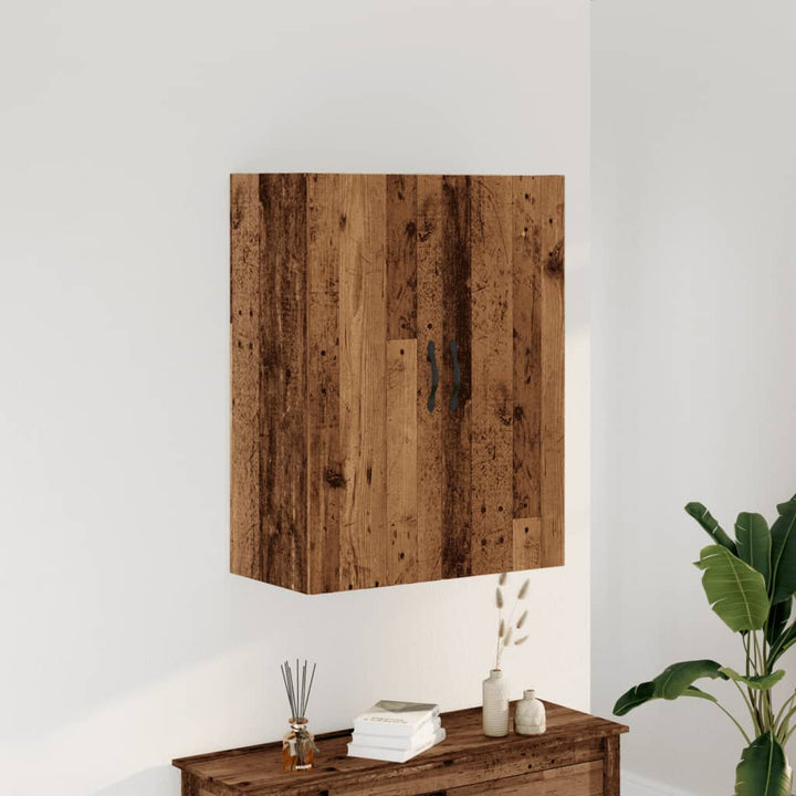Väggskåp Åldrat Trä 69,5X34X90 Cm Konstruerat Trä