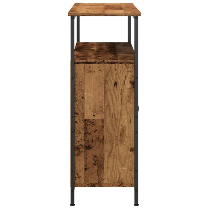 Skänk Åldrat Trä 70X30X80 Cm Konstruerat Trä