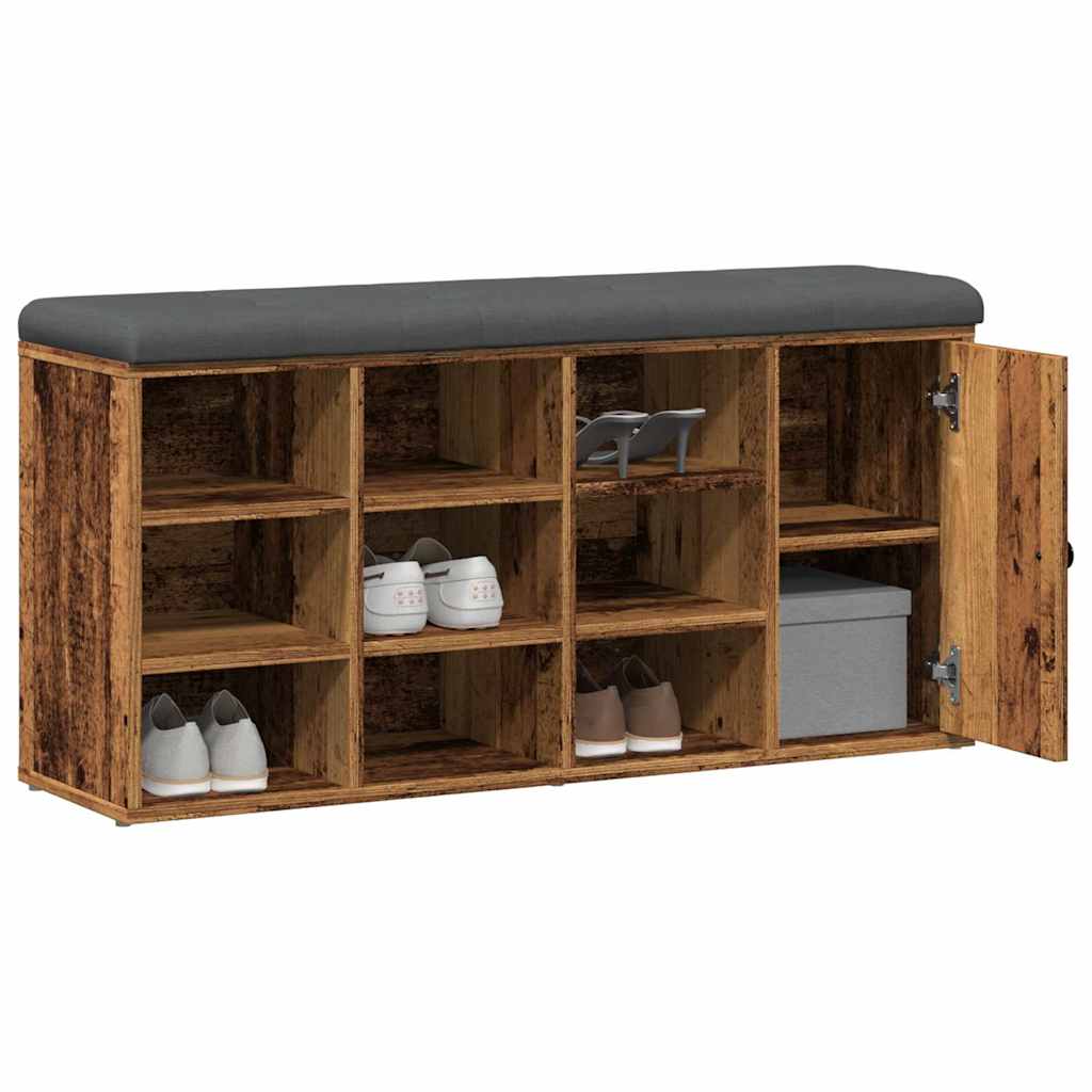 Skobänk 102X32X50 Cm Konstruerat Trä