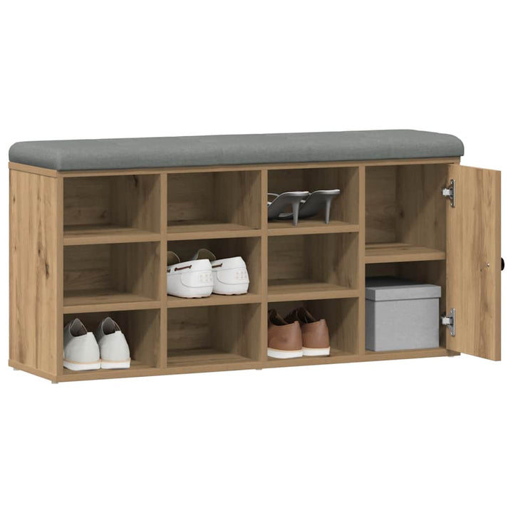 Skobänk Hantverksmässig Ek 102X32X50 Cm Konstruerat Trä